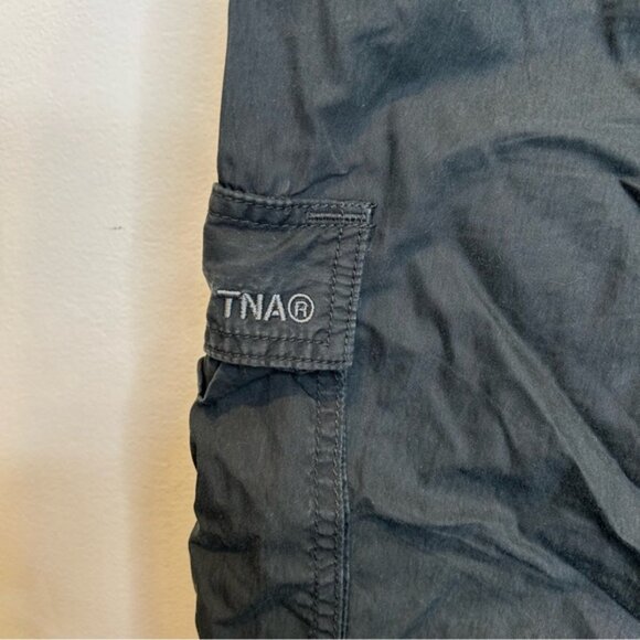 Aritzia Tna Squad Pocket Parachute Cargo Pants Baggy Black - Picture 6 of 10